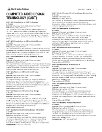 Computer Aided Design Technology (CADT)