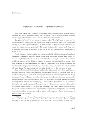Edward Marczewski—Our Learned Friend*