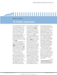 Innate Immunity a Chain Reaction