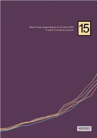Kerry Group Plc 2000 Annual Report