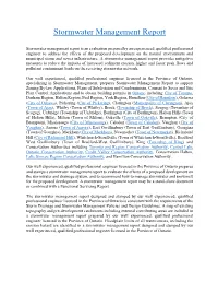 Stormwater Management Report