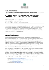 “With Paths Crisscrossing”