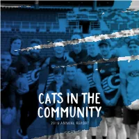 2019 ANNUAL REPORT Sponsors & Partners a Message from Brian