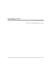 Installing GCC