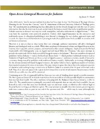 Open Access Liturgical Resources for Judaism by Jason D