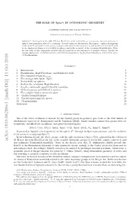 The Role of Spin (9) in Octonionic Geometry