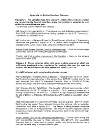 Cabinet Report Major Roads Scheme Review