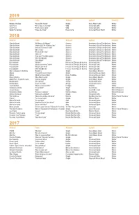 Discography from Website