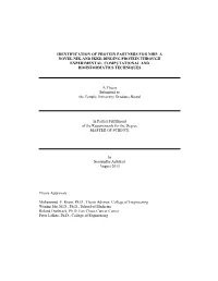 Identification of Protein Partners for Nibp, a Novel Nik-And Ikkb-Binding Protein Through Experimental, Computational and Bioinformatics Techniques