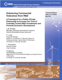 A Framework for a Public-Private Partnership to Increase The