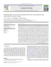 Modeling Species Invasions in Ecopath with Ecosim: an Evaluation Using