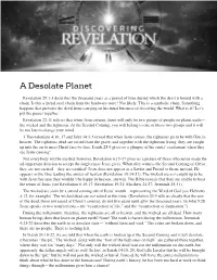 A Desolate Planet