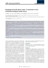 A Systematic Review of Fatal Drowning in South Africa