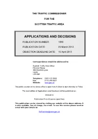Applications and Decisions