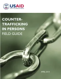 Counter- Trafficking in Persons Field Guide