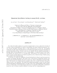 Arxiv:2007.11711V3 [Quant-Ph] 28 Jun 2021 and Estimate the Expected Error As N Becomes Large
