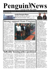 Strong Support from Uruguay