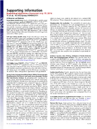 Supporting Information Supporting Information Corrected July 15 , 2014 Yi Et Al