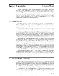 System Organization Chapter Three