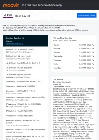 198 Bus Time Schedule & Line Route