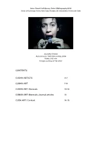 Biennals 10-13 CUBAN