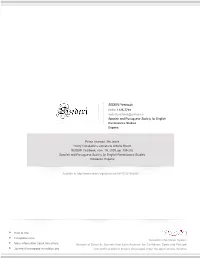 Redalyc.Henry Constable's Sonnets to Arbella Stuart