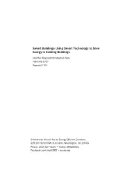 Smart Buildings: Using Smart Technology to Save Energy in Existing Buildings