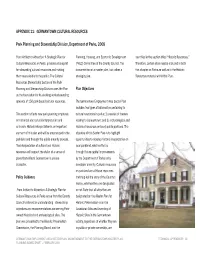 Appendix 11: Germantown Cultural Resources