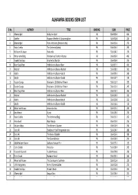 ISBN Book List