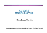 Naïve Bayes Classifier