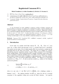 Regularized Consensus PCA ∑