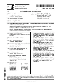 Method for Stabilizing Arylcarboxylic Acid, Stabilizer Thereof and Aqueous