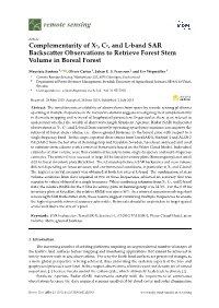 Complementarity of X-, C-, and L-Band SAR Backscatter Observations to Retrieve Forest Stem Volume in Boreal Forest
