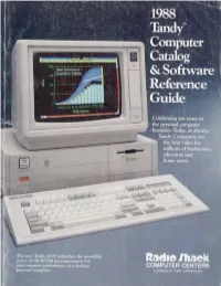 Tandy® Computer Catalog & Software Reference Guide
