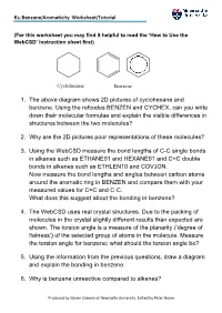 Benzene Aromaticity Tutorial