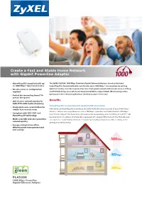 Create a Fast and Stable Home Network with Gigabit Powerline Adapter