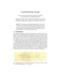Lombardi Drawings of Graphs 1 Introduction