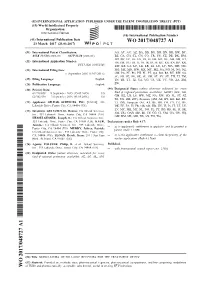 WO 2017/048727 Al 23 March 2017 (23.03.2017) P O P C T