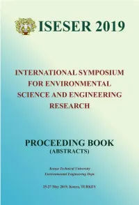 Abstract Book of ISESER 2019