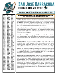 Game Notes | Game 61 | Watch: Ahllive.Com | Listen: AM 1220 KDOW
