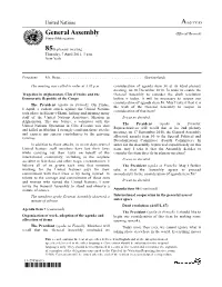 General Assembly Official Records Sixty-Fifth Session