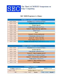 The Third ACM/IEEE Symposium on Edge Computing