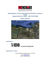 This Document Is the Interim Report for IDB Contract No