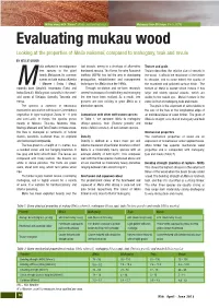 Evaluating Mukau Wood.Pdf