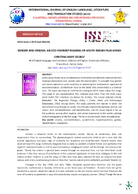Gender and Cinema: an Eco Feminist Reading of South Indian Film Songs