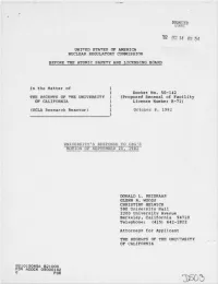 Response Opposing Committee to Bridge the Gap 820920 Motion To