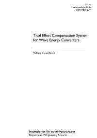 Tidal Effect Compensation System for Wave Energy Converters