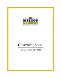 Governing Board Resource Guide 2017-2018