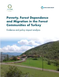 Poverty, Forest Dependence and Migration in Forest