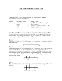 Calculating the Surface Area of Your Landscape